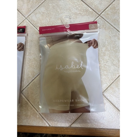 Ingrid & Isabel Maternity Other - Maternity Shapewear Shorts Black Size L Isabel by Ingrid & Isabel Taupe